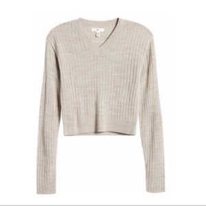 BP Nordstrom Reagan Rib Crop Sweater